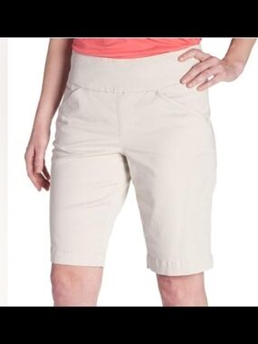 Jag Jeans Louie Petite Classic Fit Size 8 Twill Pull-On Bermuda Shorts